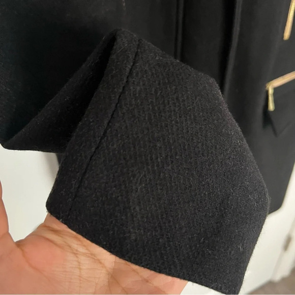 Vince Camuto Black Pea Coat size S - Picture 12 of 12